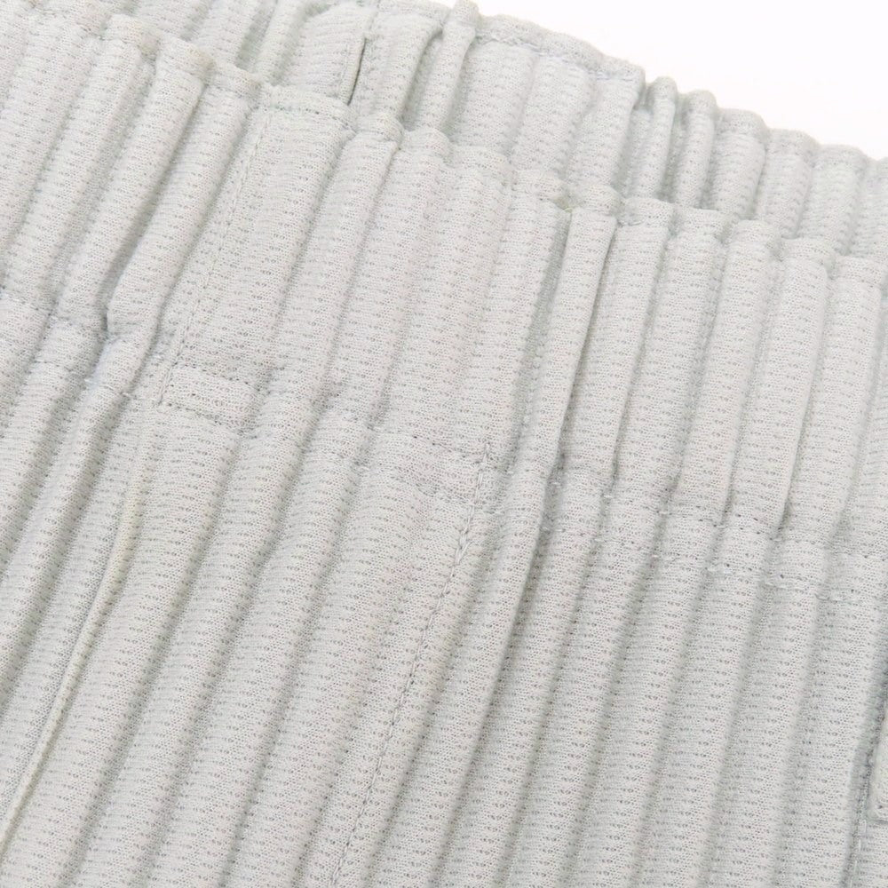 【中古】オム プリッセ イッセイミヤケ HOMME PLISSE ISSEY MIYAKE ポリエステル プリーツ イージーパンツ ライトグレー【 3 】【 状態ランクA 】【 メンズ 】