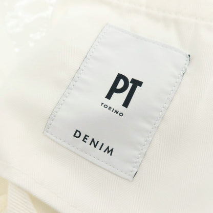 【新品】ピーティートリノ デニム PT TORINO DENIM ROCK ストレッチ コットン デニムパンツ ジーンズ ホワイト【 30 】【 状態ランクN 】【 メンズ 】