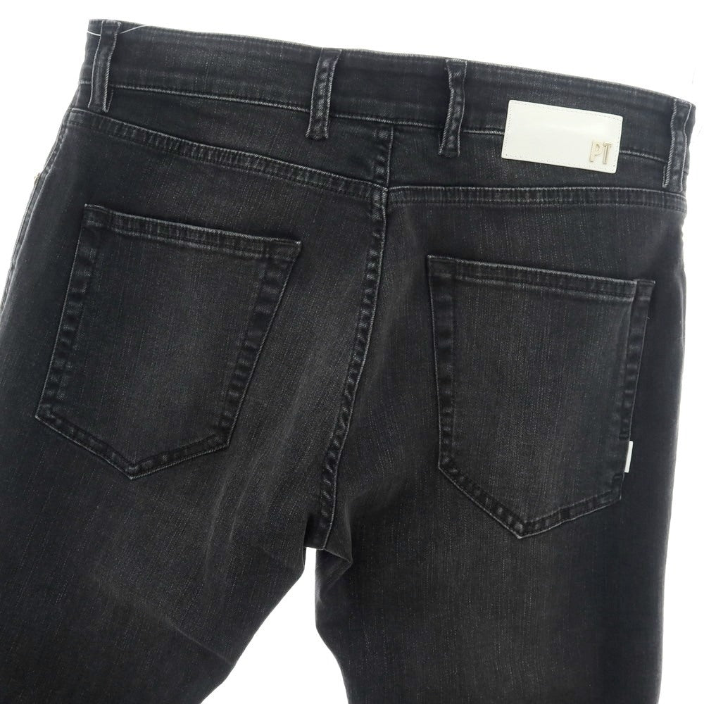 【新品】ピーティートリノ デニム PT TORINO DENIM ROCK ストレッチ コットンレーヨンポリエステル デニムパンツ ジーンズ ブラック【 サイズ31 】【 状態ランクN 】【 メンズ 】 [BPD]
