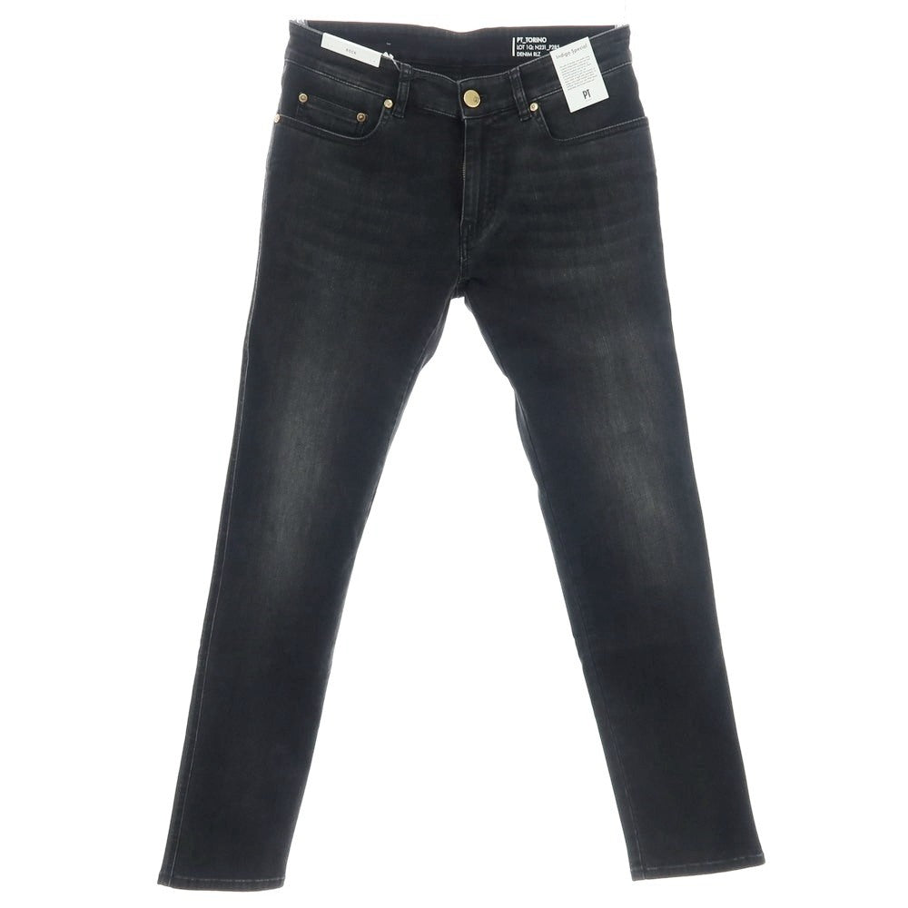 【新品】ピーティートリノ デニム PT TORINO DENIM ROCK ストレッチ コットンレーヨンポリエステル デニムパンツ ジーンズ ブラック【サイズ31】【 状態ランクN 】【 メンズ 】[BPD]