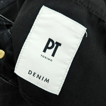 【新品】ピーティートリノ デニム PT TORINO DENIM ROCK ストレッチ コットンレーヨンポリエステル デニムパンツ ジーンズ ブラック【 31 】【 状態ランクN 】【 メンズ 】
