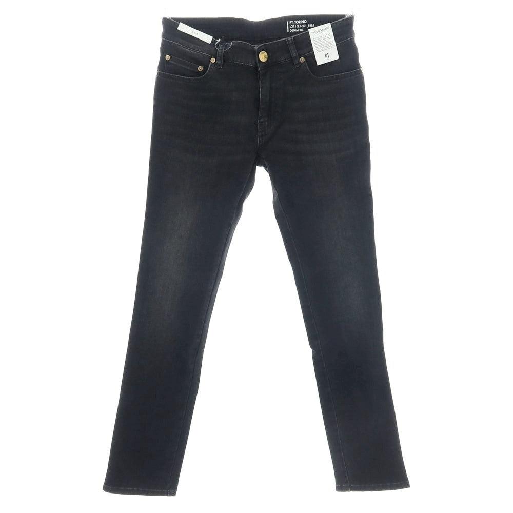 【新品】ピーティートリノ デニム PT TORINO DENIM ROCK ストレッチ コットンレーヨンポリエステル デニムパンツ ジーンズ ブラック【 30 】【 状態ランクN 】【 メンズ 】