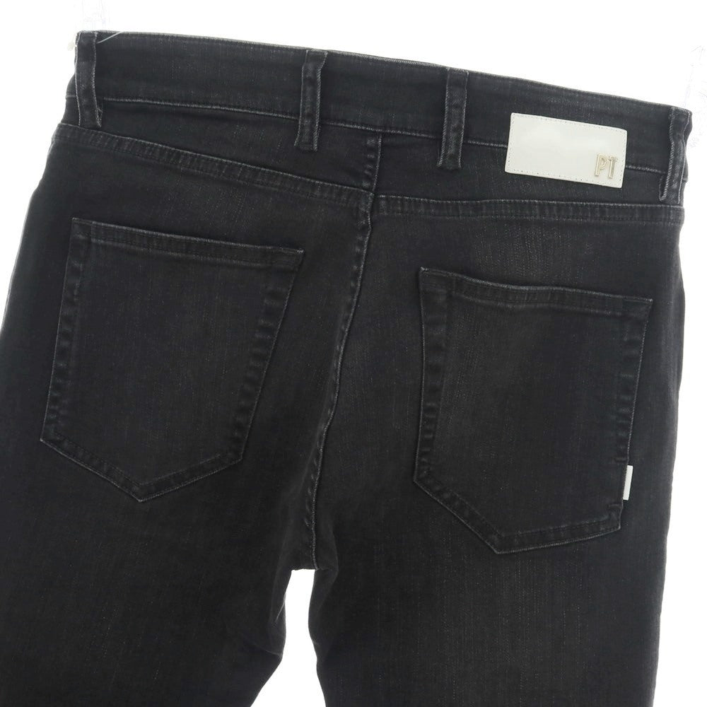 【新品】ピーティートリノ デニム PT TORINO DENIM ROCK ストレッチ コットンレーヨンポリエステル デニムパンツ ジーンズ ブラック【 30 】【 状態ランクN 】【 メンズ 】