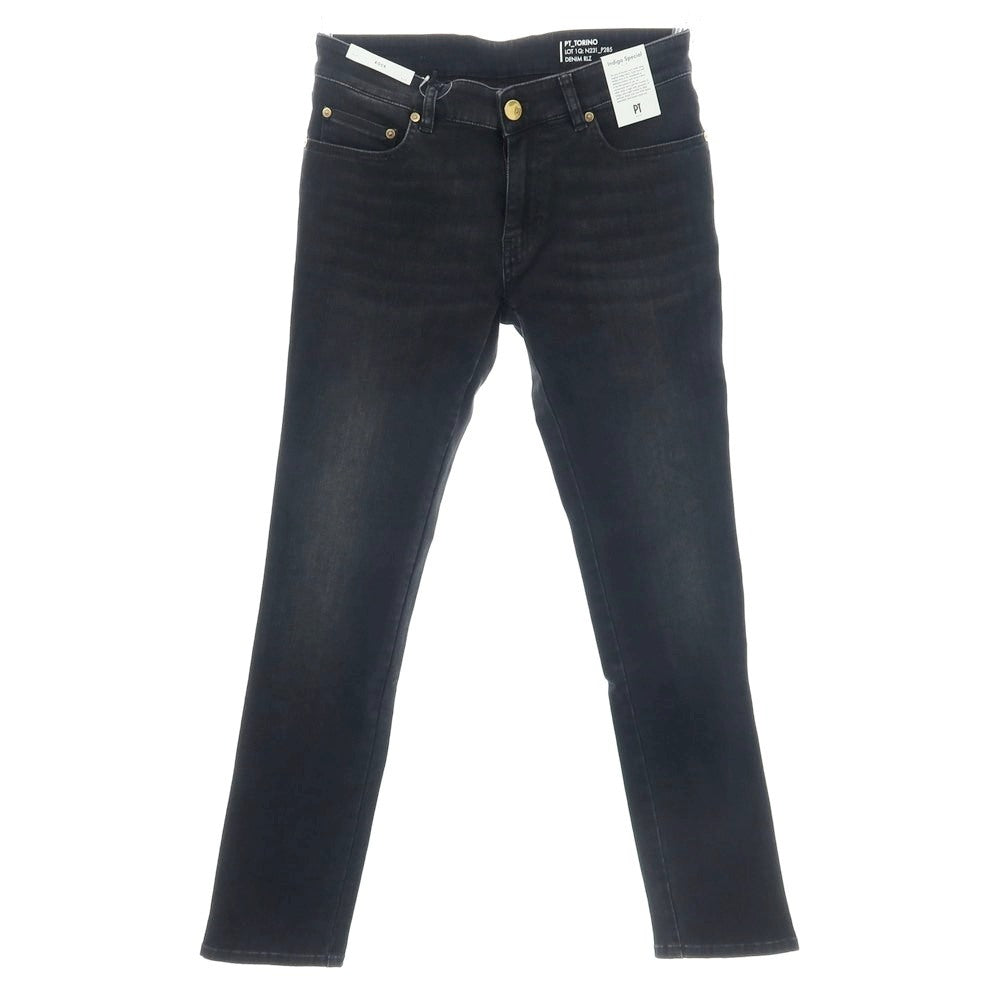 【新品】ピーティートリノ デニム PT TORINO DENIM ROCK ストレッチ コットンレーヨンポリエステル デニムパンツ ジーンズ ブラック【 サイズ30 】【 状態ランクN 】【 メンズ 】 [BPD]
