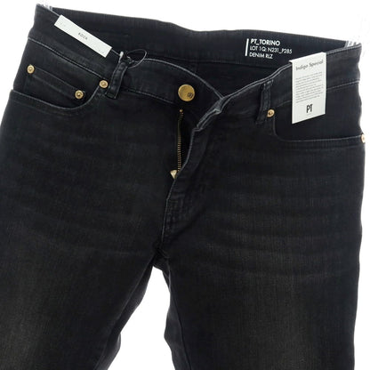【新品】ピーティートリノ デニム PT TORINO DENIM ROCK ストレッチ コットンレーヨンポリエステル デニムパンツ ジーンズ ブラック【 30 】【 状態ランクN 】【 メンズ 】