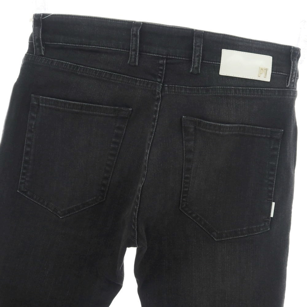 【新品】ピーティートリノ デニム PT TORINO DENIM ROCK ストレッチ コットンレーヨンポリエステル デニムパンツ ジーンズ ブラック【 サイズ30 】【 状態ランクN 】【 メンズ 】 [BPD]