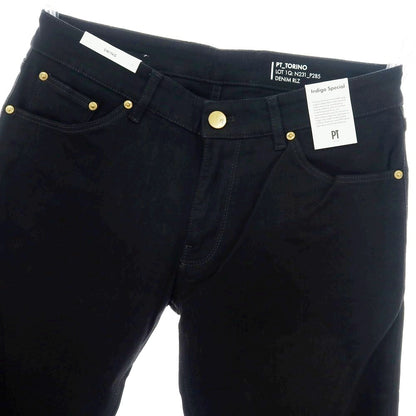【新品】ピーティートリノ デニム PT TORINO DENIM SWING ストレッチ コットンレーヨンポリエステル デニムパンツ ジーンズ ブラック【 32 】【 状態ランクN 】【 メンズ 】