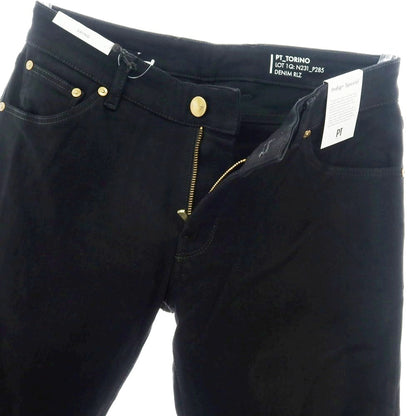 【新品】ピーティートリノ デニム PT TORINO DENIM SWING ストレッチ コットンレーヨンポリエステル デニムパンツ ジーンズ ブラック【 30 】【 状態ランクN 】【 メンズ 】