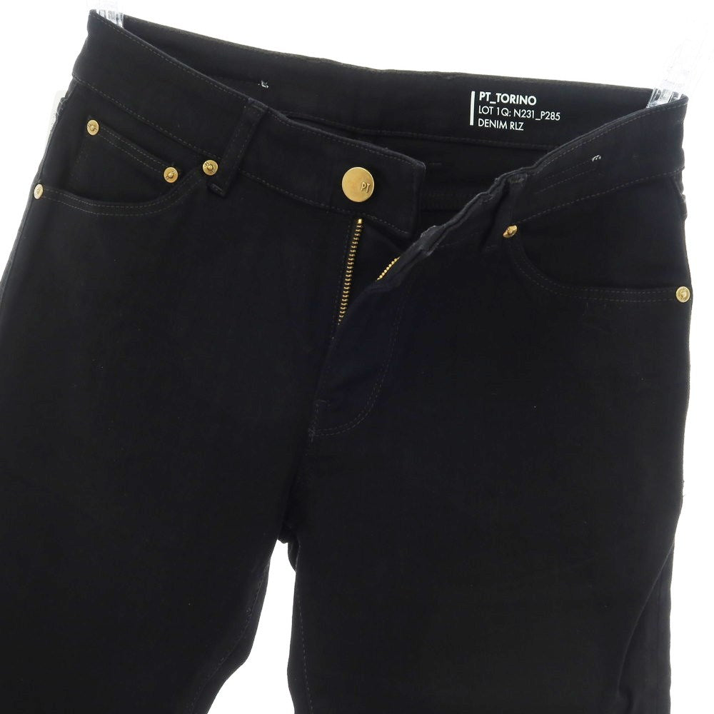 【新品アウトレット】ピーティートリノ デニム PT TORINO DENIM SWING ストレッチ コットンレーヨンポリエステル デニムパンツ ジーンズ ブラック【 29 】【 状態ランクN- 】【 メンズ 】