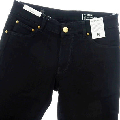 【新品】ピーティートリノ デニム PT TORINO DENIM SWING ストレッチ コットンレーヨンポリエステル デニムパンツ ジーンズ ブラック【 28 】【 状態ランクN 】【 メンズ 】