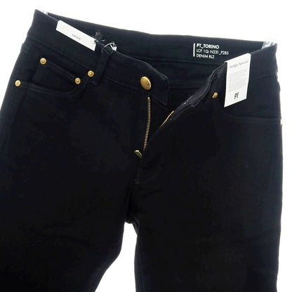 【新品】ピーティートリノ デニム PT TORINO DENIM SWING ストレッチ コットンレーヨンポリエステル デニムパンツ ジーンズ ブラック【 28 】【 状態ランクN 】【 メンズ 】