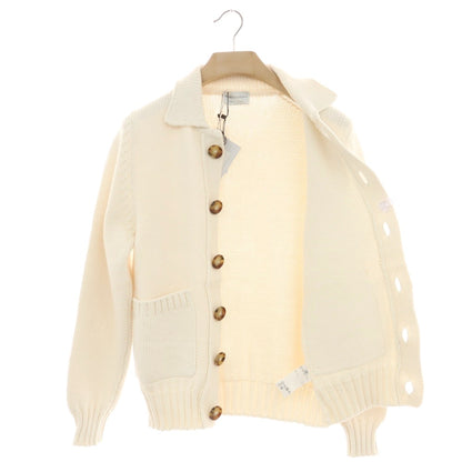 【新品】セッテフィーリ カシミア Settefili Cashmere コットンナイロン 襟付き カーディガン アイボリー【サイズ46/XS】【 状態ランクN 】【 メンズ 】