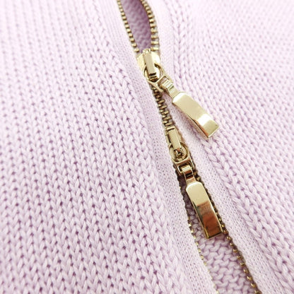 【新品】セッテフィーリ カシミア Settefili Cashmere リネンコットン ダブルジップ ニットパーカー ラベンダー【サイズ48/S】【 状態ランクN 】【 メンズ 】