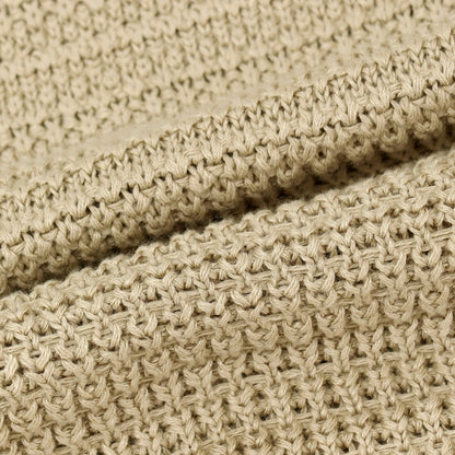 【新品】セッテフィーリ カシミア Settefili Cashmere リネンコットン クルーネック プルオーバーニット ベージュ【サイズ46/XS】【 状態ランクN 】【 メンズ 】