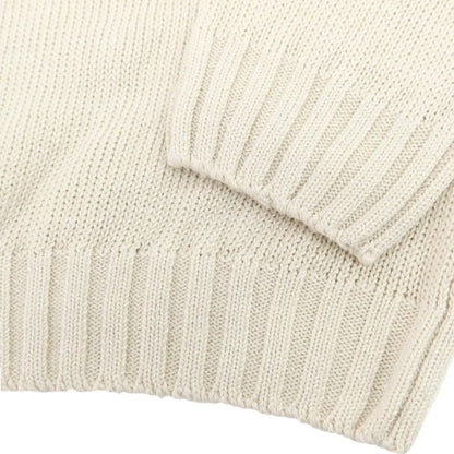 【新品】セッテフィーリ カシミア Settefili Cashmere リネンコットン クルーネック プルオーバーニット アイボリー【 46/XS 】【 状態ランクN 】【 メンズ 】