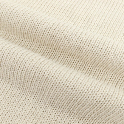 【新品】セッテフィーリ カシミア Settefili Cashmere リネンコットン クルーネック プルオーバーニット アイボリー【 52/L 】【 状態ランクN 】【 メンズ 】
