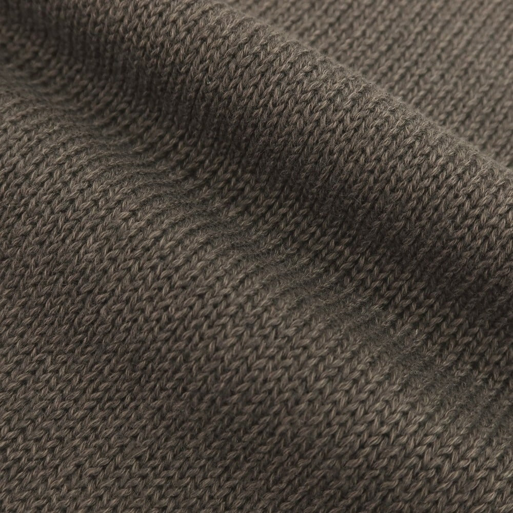 【新品】セッテフィーリ カシミア Settefili Cashmere リネンコットン クルーネック プルオーバーニット ダークブラウン【 48/S 】【 状態ランクN 】【 メンズ 】