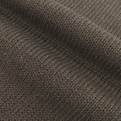 【新品】セッテフィーリ カシミア Settefili Cashmere リネンコットン クルーネック プルオーバーニット ダークブラウン【 48/S 】【 状態ランクN 】【 メンズ 】