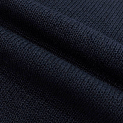 【新品】セッテフィーリ カシミア Settefili Cashmere リネンコットン クルーネック プルオーバーニット ネイビー【 48/S 】【 状態ランクN 】【 メンズ 】