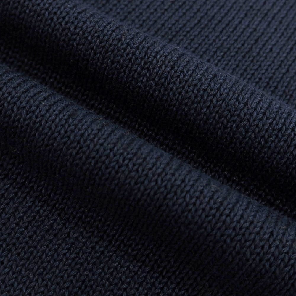 【新品】セッテフィーリ カシミア Settefili Cashmere リネンコットン クルーネック プルオーバーニット ネイビー【 52/L 】【 状態ランクN 】【 メンズ 】