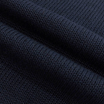 【新品】セッテフィーリ カシミア Settefili Cashmere リネンコットン クルーネック プルオーバーニット ネイビー【 52/L 】【 状態ランクN 】【 メンズ 】