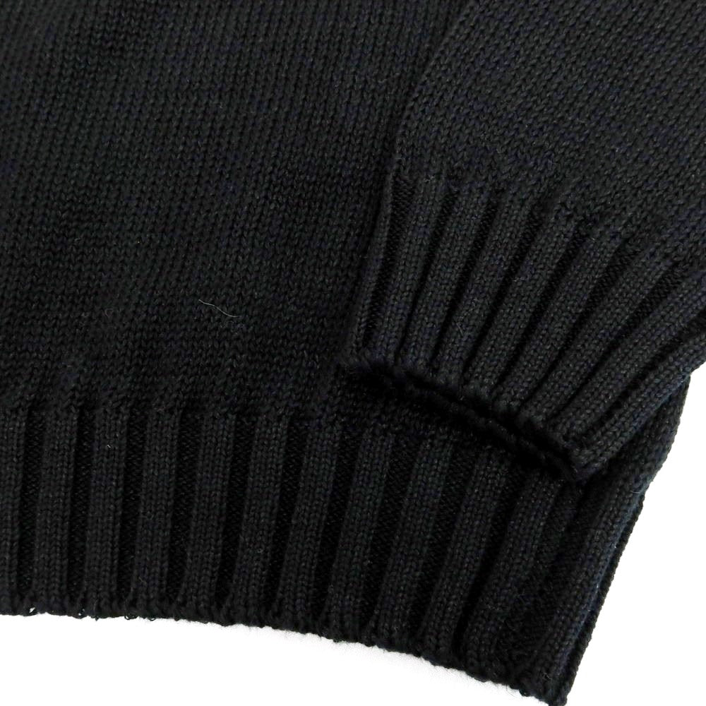 【新品】セッテフィーリ カシミア Settefili Cashmere リネンコットン クルーネック プルオーバーニット ブラック【 46/XS 】【 状態ランクN 】【 メンズ 】