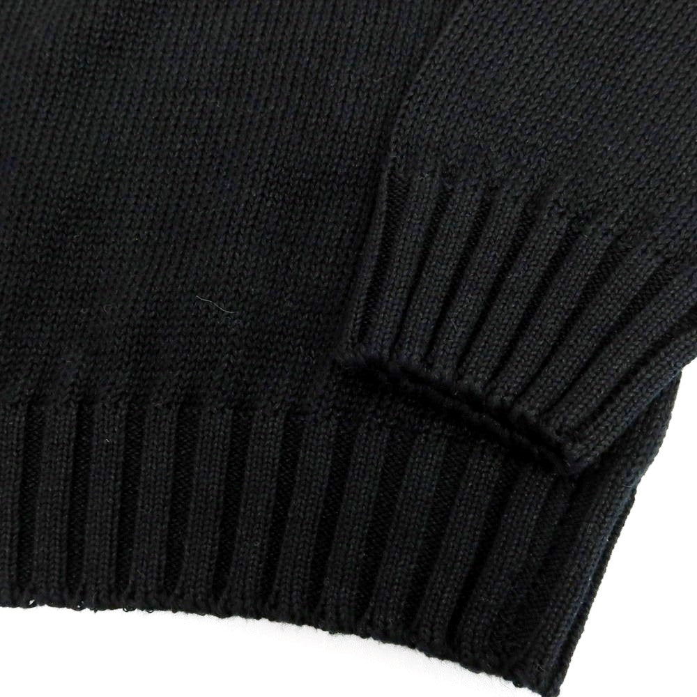 【新品】セッテフィーリ カシミア Settefili Cashmere リネンコットン クルーネック プルオーバーニット ブラック【 46/XS 】【 状態ランクN 】【 メンズ 】