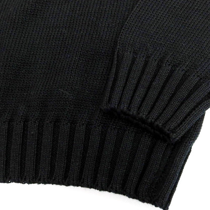 【新品】セッテフィーリ カシミア Settefili Cashmere リネンコットン クルーネック プルオーバーニット ブラック【 46/XS 】【 状態ランクN 】【 メンズ 】