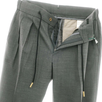 【新品】ベルウィッチ BERWICH ストレッチポリエステルウール イージースラックスパンツ ダークグレー【 42 】【 状態ランクN 】【 メンズ 】