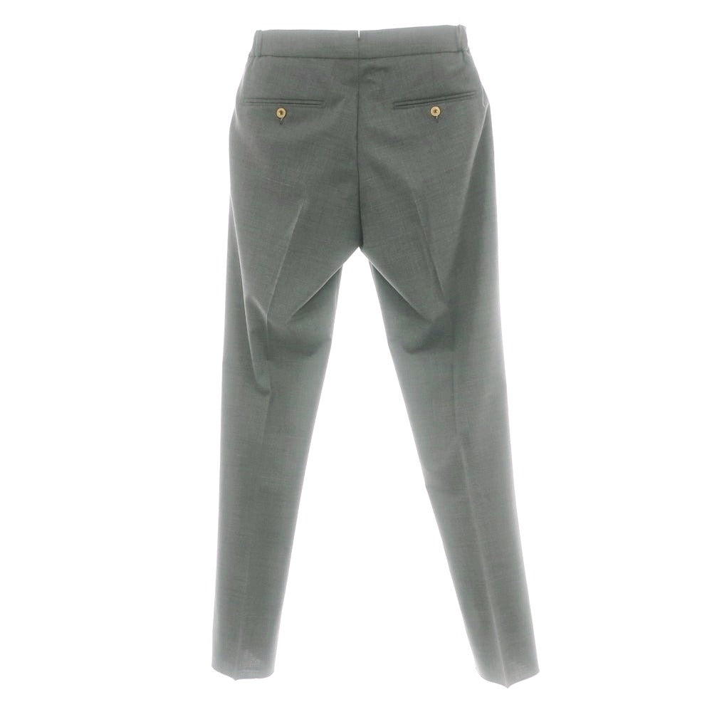 【新品】ベルウィッチ BERWICH ストレッチポリエステルウール イージースラックスパンツ ダークグレー【 42 】【 状態ランクN 】【 メンズ 】