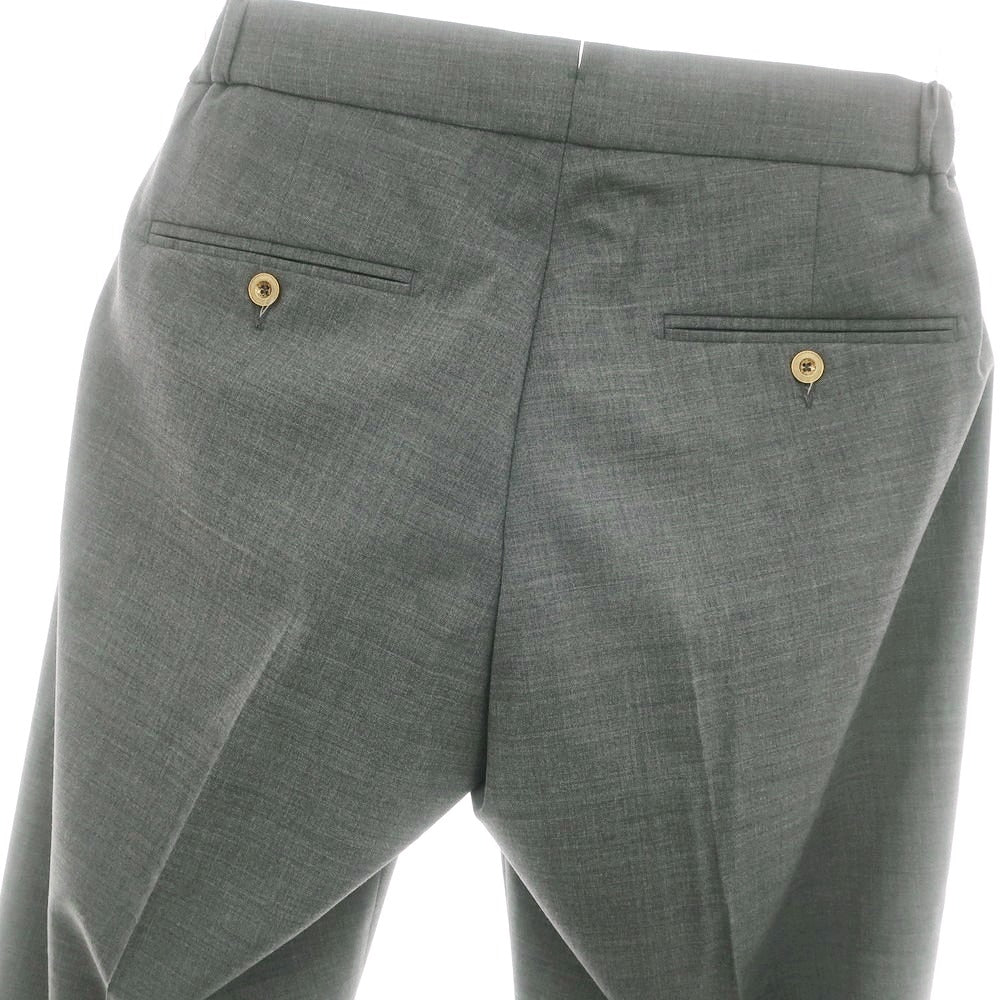 【新品】ベルウィッチ BERWICH ストレッチポリエステルウール イージースラックスパンツ ダークグレー【 42 】【 状態ランクN 】【 メンズ 】