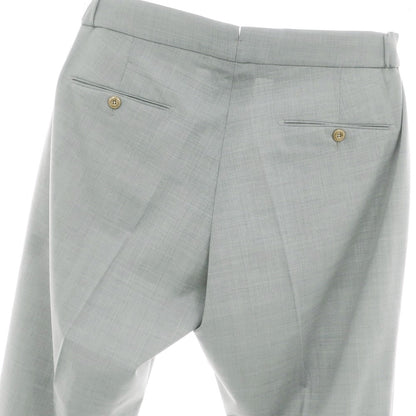 【新品】ベルウィッチ BERWICH ストレッチポリエステルウール イージースラックスパンツ ライトグレー【 48 】【 状態ランクN 】【 メンズ 】