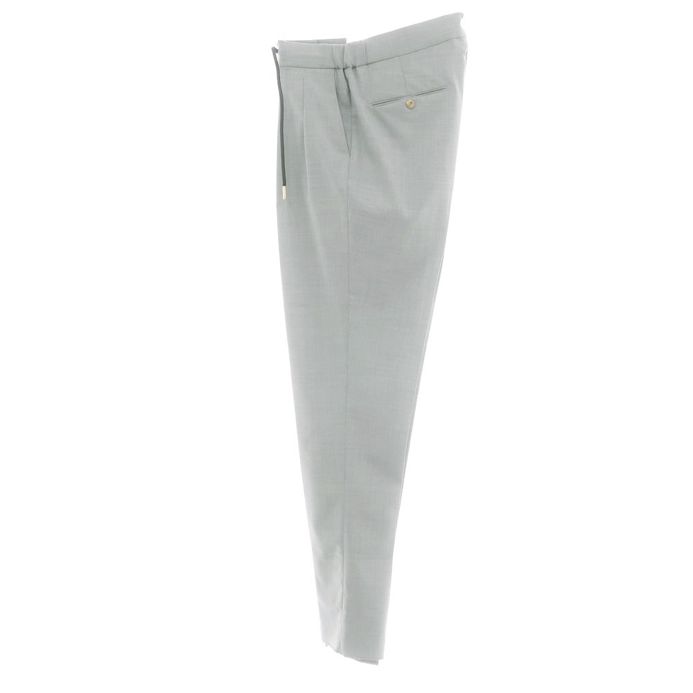 【新品】ベルウィッチ BERWICH ストレッチポリエステルウール イージースラックスパンツ ライトグレー【 48 】【 状態ランクN 】【 メンズ 】