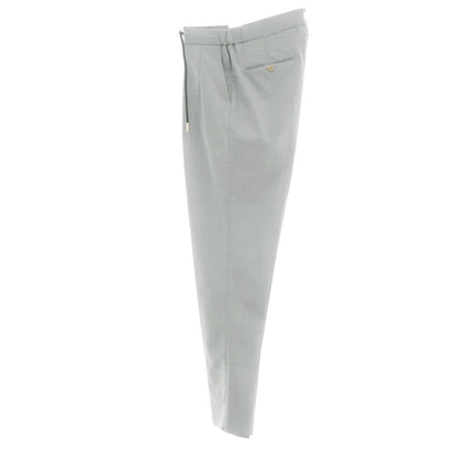 【新品】ベルウィッチ BERWICH ストレッチポリエステルウール イージースラックスパンツ ライトグレー【 48 】【 状態ランクN 】【 メンズ 】