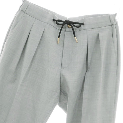 【新品】ベルウィッチ BERWICH ストレッチポリエステルウール イージースラックスパンツ ライトグレー【 50 】【 状態ランクN 】【 メンズ 】