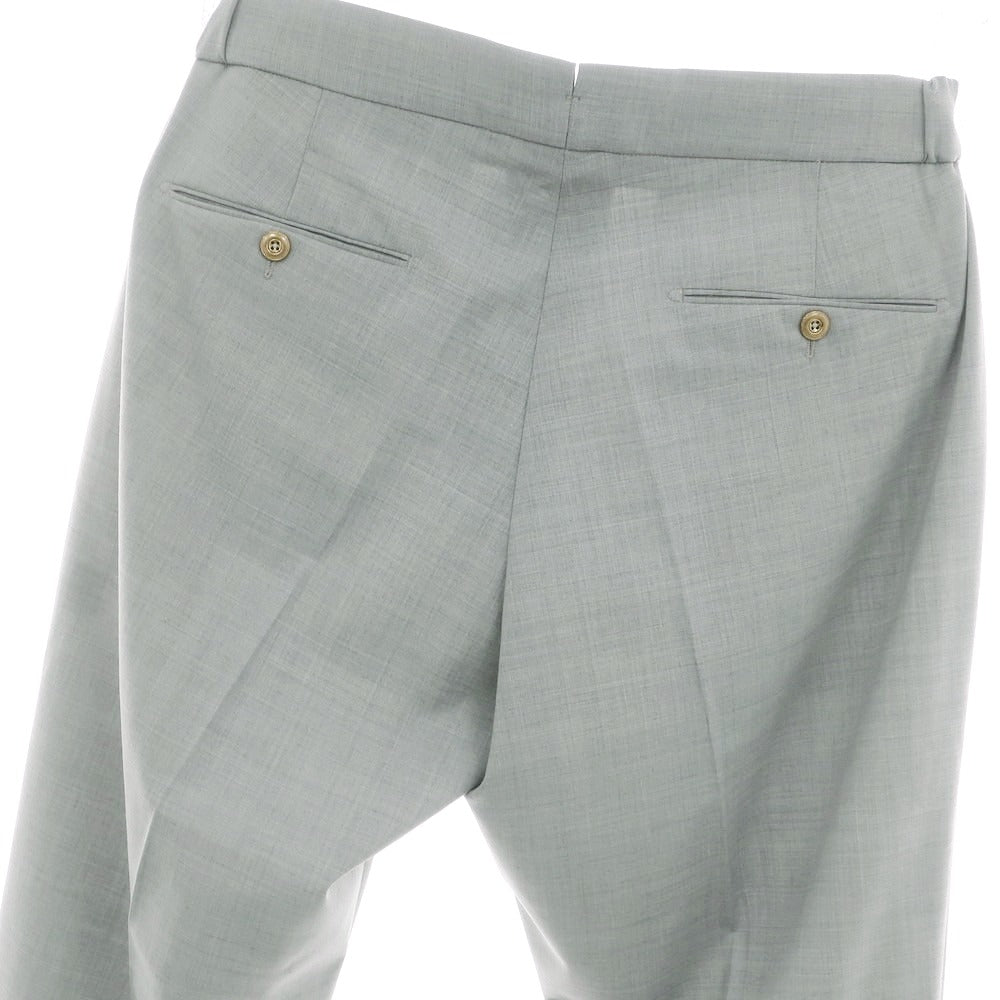 【新品】ベルウィッチ BERWICH ストレッチポリエステルウール イージースラックスパンツ ライトグレー【 50 】【 状態ランクN 】【 メンズ 】