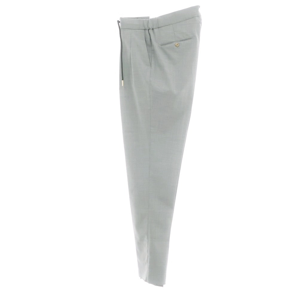 【新品】ベルウィッチ BERWICH ストレッチポリエステルウール イージースラックスパンツ ライトグレー【 50 】【 状態ランクN 】【 メンズ 】