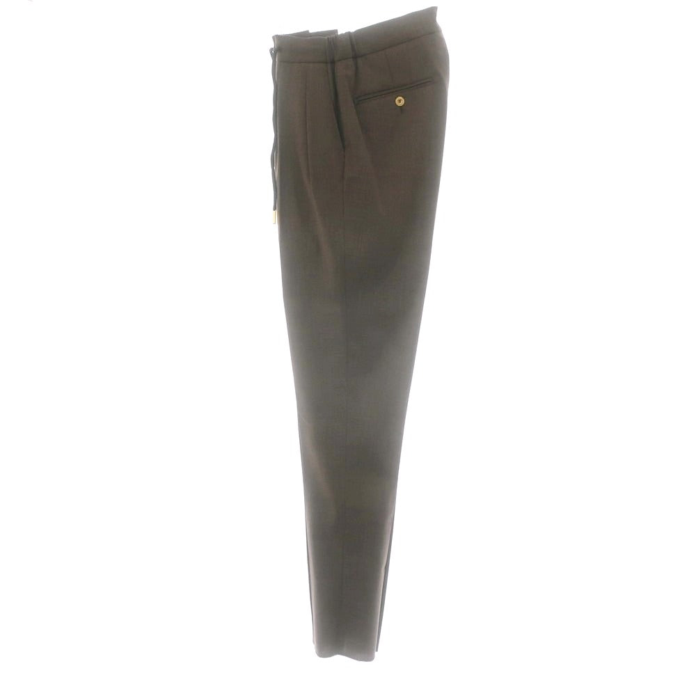 【新品】ベルウィッチ BERWICH ストレッチポリエステルウール イージースラックスパンツ ブラウン【 42 】【 状態ランクN 】【 メンズ 】