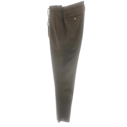 【新品】ベルウィッチ BERWICH ストレッチポリエステルウール イージースラックスパンツ ブラウン【 48 】【 状態ランクN 】【 メンズ 】