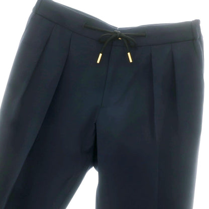 【新品】ベルウィッチ BERWICH ストレッチポリエステルウール イージースラックスパンツ ネイビー【 48 】【 状態ランクN 】【 メンズ 】