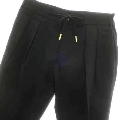 【新品】ベルウィッチ BERWICH ストレッチ コットン イージースラックスパンツ ブラック【 46 】【 状態ランクN 】【 メンズ 】