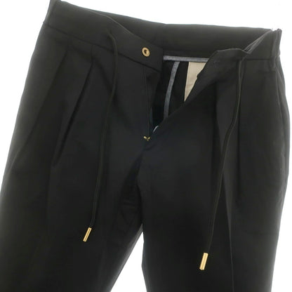 【新品】ベルウィッチ BERWICH ストレッチ コットン イージースラックスパンツ ブラック【 46 】【 状態ランクN 】【 メンズ 】