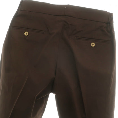 【新品】ベルウィッチ BERWICH ストレッチ コットン イージースラックスパンツ ブラウン【 46 】【 状態ランクN 】【 メンズ 】