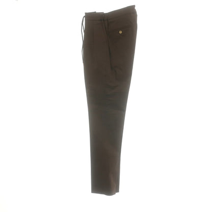 【新品】ベルウィッチ BERWICH ストレッチ コットン イージースラックスパンツ ブラウン【 46 】【 状態ランクN 】【 メンズ 】