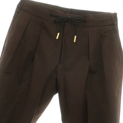 【新品】ベルウィッチ BERWICH ストレッチ コットン イージースラックスパンツ ブラウン【 48 】【 状態ランクN 】【 メンズ 】