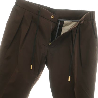 【新品】ベルウィッチ BERWICH ストレッチ コットン イージースラックスパンツ ブラウン【 50 】【 状態ランクN 】【 メンズ 】