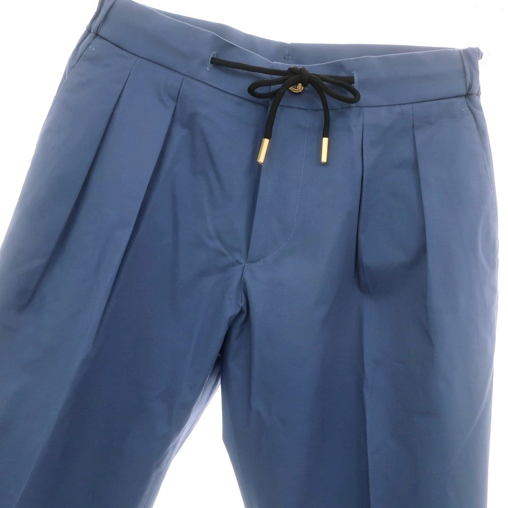 【新品】ベルウィッチ BERWICH ストレッチ コットン イージースラックスパンツ ライトブルー【 46 】【 状態ランクN 】【 メンズ 】