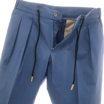 【新品】ベルウィッチ BERWICH ストレッチ コットン イージースラックスパンツ ライトブルー【 48 】【 状態ランクN 】【 メンズ 】