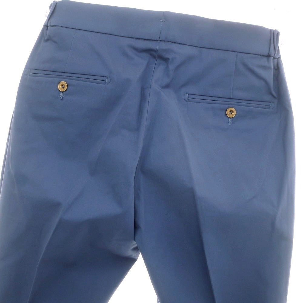 【新品】ベルウィッチ BERWICH ストレッチ コットン イージースラックスパンツ ライトブルー【 48 】【 状態ランクN 】【 メンズ 】