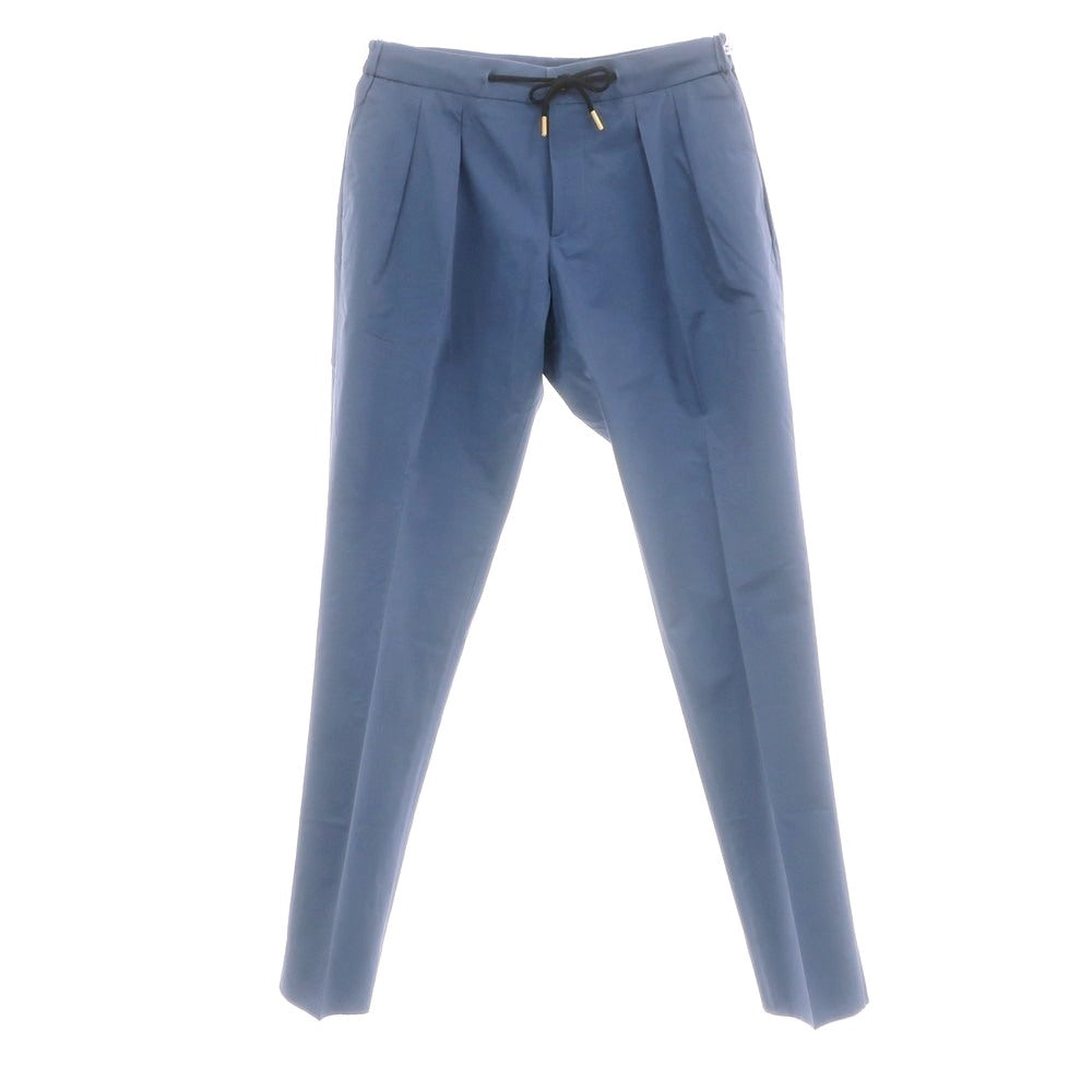 【新品】ベルウィッチ BERWICH ストレッチ コットン イージースラックスパンツ ライトブルー【 50 】【 状態ランクN 】【 メンズ 】